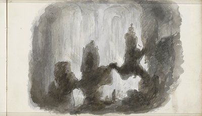 Cseppkő-barlang alkotó: Petrus Johannes Schotel