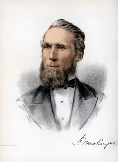 Alexander Mackenzie, Kanada második miniszterelnöke, 1890. alkotó: Petter and Galpin Cassell