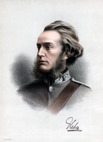 Francis Charteris, Wemyss 10. grófja, brit whig politikus, 1890 körül. alkotó: Petter and Galpin Cassell