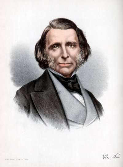 John Ruskin brit író, költő, művész és kritikus, 1890. alkotó: Petter and Galpin Cassell