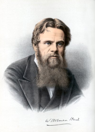 William Holman Hunt brit festő, 1890. alkotó: Petter and Galpin Cassell