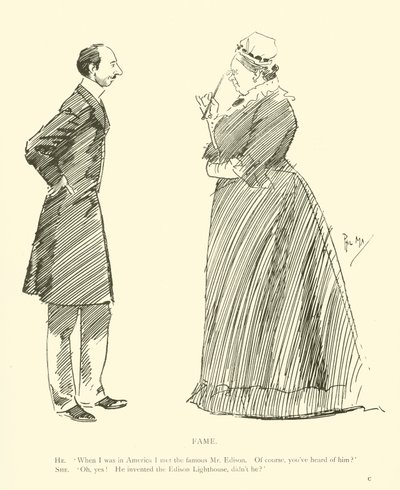 Phil May rajzfilmje az 1890-es évekből (litho) alkotó: Phil May