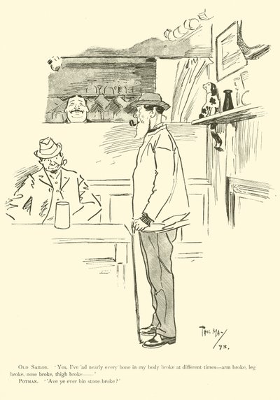 Phil May rajzfilmje az 1890-es évekből (litho) alkotó: Phil May