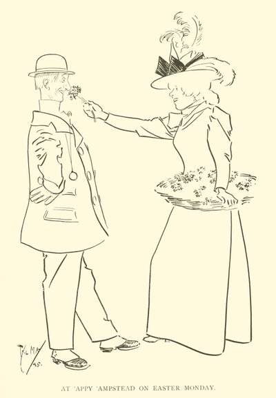 Phil May rajzfilmje az 1890-es évekből (litho) alkotó: Phil May