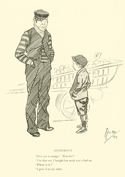Phil May rajzfilmje az 1890-es évekből (litho) alkotó: Phil May