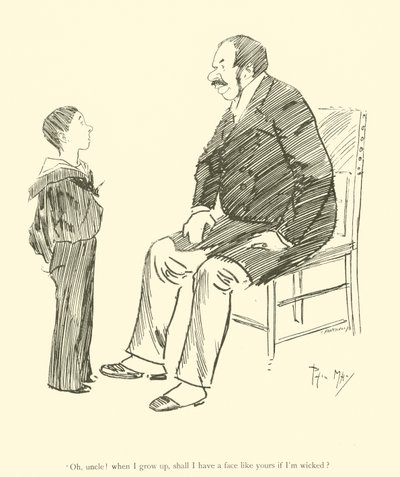 Phil May rajzfilmje az 1890-es évekből (litho) alkotó: Phil May