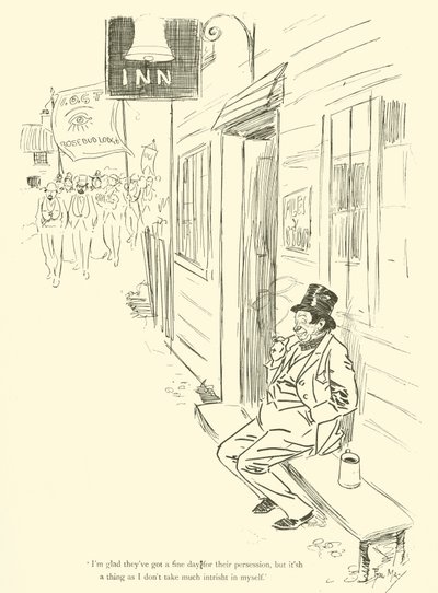 Phil May rajzfilmje az 1890-es évekből (litho) alkotó: Phil May