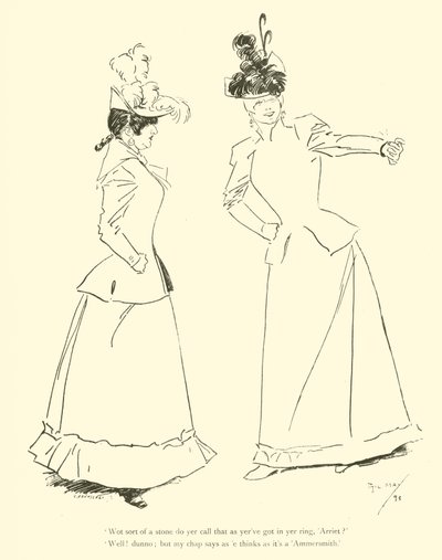 Phil May rajzfilmje az 1890-es évekből (litho) alkotó: Phil May