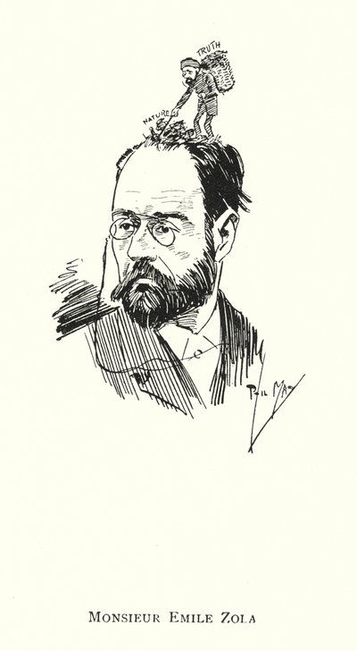 Monsieur Emile Zola (litho) alkotó: Phil May