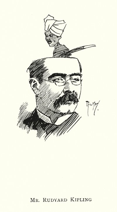 Mr Rudyard Kipling (litho) alkotó: Phil May