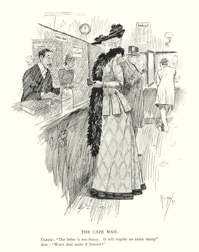 A Cape Mail (litho) alkotó: Phil May