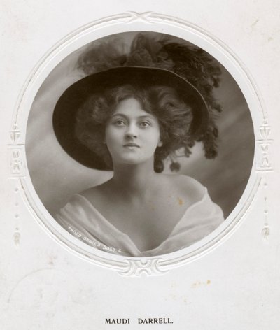 Maudi Darrell brit színésznő, 1908. alkotó: Philco Publishing Company
