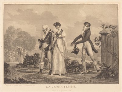 A fiatal nő alkotó: Philibert-Louis Debucourt