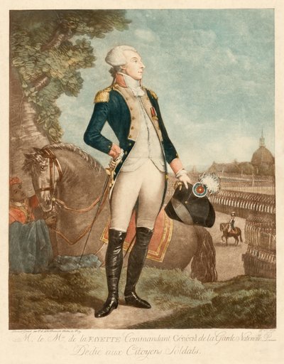 Lafayette márki alkotó: Philibert-Louis Debucourt