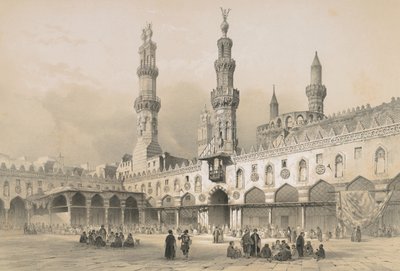 Az Al Ahzar mecset udvara alkotó: Philibert Joseph Girault de Prangey
