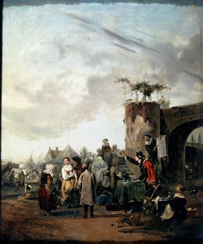 Egy sarlatán, 1780-as évek eleje. alkotó: Philibert Louis Debucourt