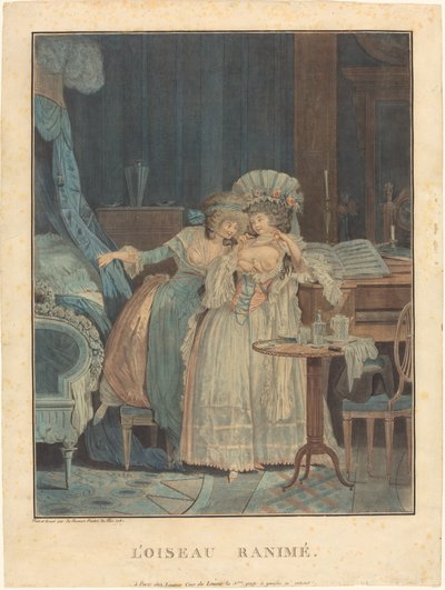 A madár újraéled alkotó: Philibert Louis Debucourt