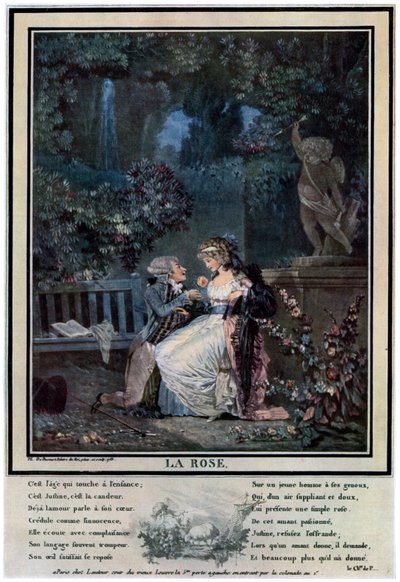 A rózsa, 1788-1931. alkotó: Philibert Louis Debucourt