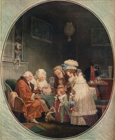 A bók vagy újévi matiné, 1887, 1916 alkotó: Philibert Louis Debucourt