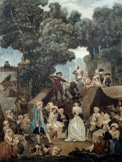 Esküvő a kastélyban alkotó: Philibert Louis Debucourt