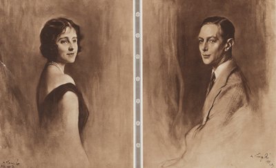 György király és Erzsébet királyné alkotó: Philip Alexius de (after) Laszlo