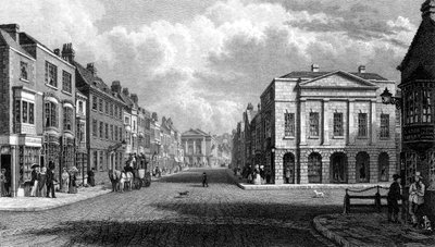 The High Street, Newport, Isle of Wight, 1844. alkotó: Philip Brannon