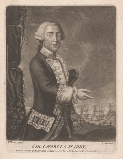 Sir Charles Hardy alkotó: Philip Dawe