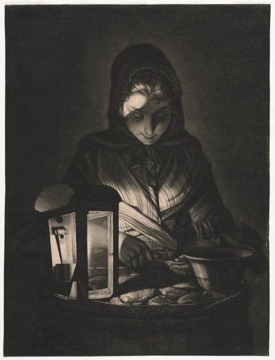 Az osztriga nő, 1769. alkotó: Philip Dawe