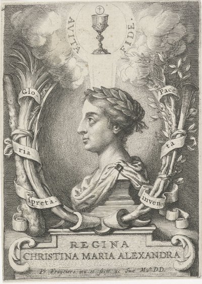 Krisztina, Svéd királynő portréja alkotó: Philip Fruytiers