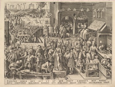 Justicia Justicia az erényekből, kb. 1559-60. alkotó: Philip Galle