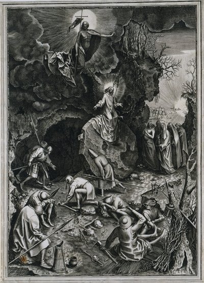 Krisztus feltámadása alkotó: Philip Galle