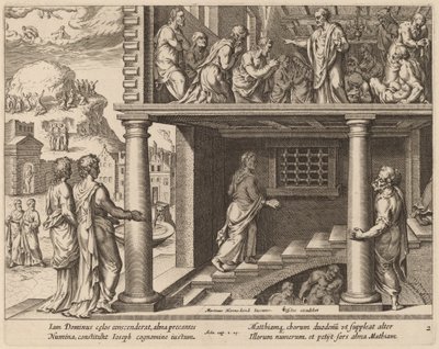 Szent Mátyás választása alkotó: Philip Galle after Maerten van Heemskerck