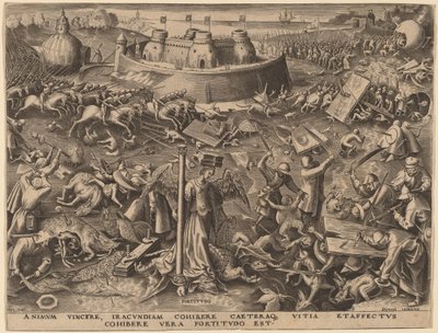Bátorság alkotó: Philip Galle after Pieter Bruegel the Elder