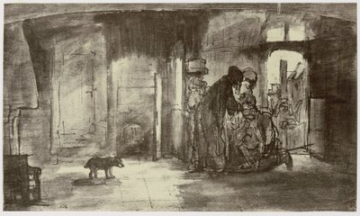 Rembrandt, Tóbiát áldja Tóbiást alkotó: Philip Henry Delamotte
