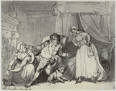 Thomas Rowlandson, A részeg férj alkotó: Philip Henry Delamotte