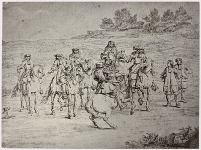 Van der Meulin [?], Lajos XIV. és a Művész alkotó: Philip Henry Delamotte