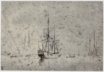 Willem van der Velde, Szállítás alkotó: Philip Henry Delamotte