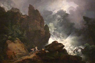 Lavina az Alpokban alkotó: Philip James de Loutherbourg