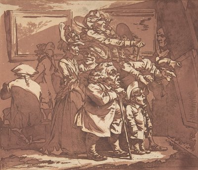 Egy kiállítás, 1776. január 29., 1776. január 29. alkotó: Philip James de Loutherbourg