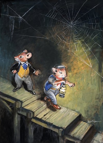 Városi egér és vidéki egér alkotó: Philip Mendoza