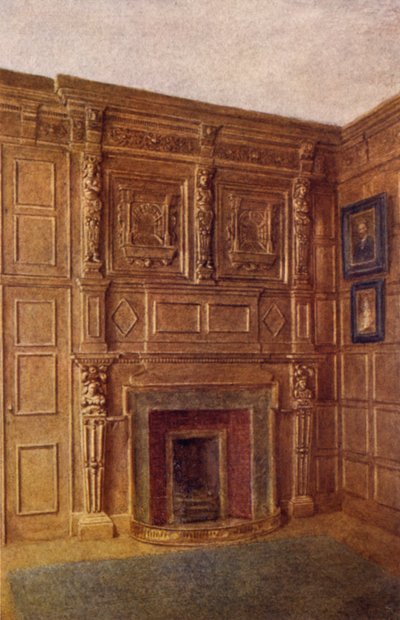 Kéménydarab és a szoba egy része a Coleman Street 4. szám alatt, 1892 alkotó: Philip Norman