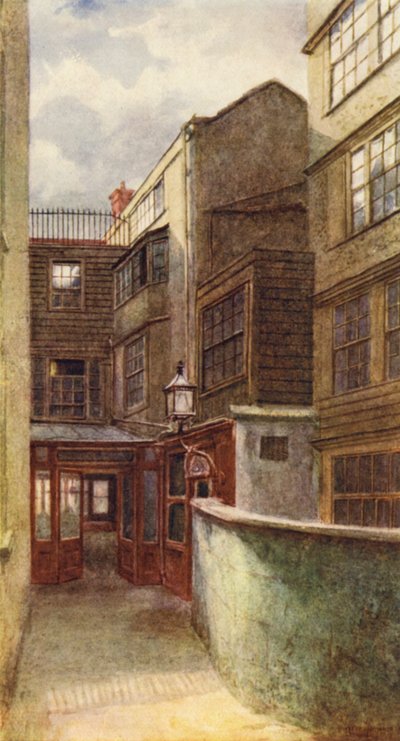 Dicks kávéház, Fleet Street, 1899 alkotó: Philip Norman
