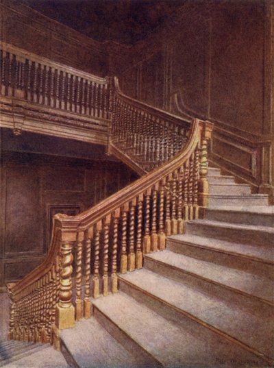 A 10. számú Austin Friars lépcsőháza, 1895 alkotó: Philip Norman