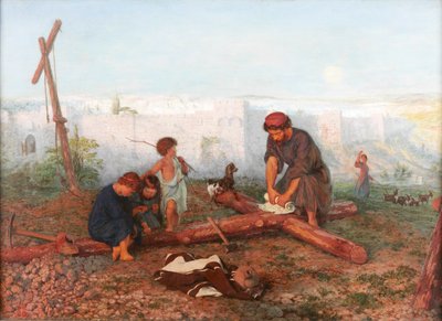 Ahol keresztre feszítették, 1862 alkotó: Philip Richard Morris