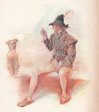 Launce és kutyája, 1903, 1903 alkotó: Philip William May