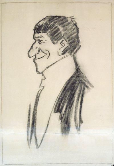 Önarckép (szén, papíron) alkotó: Philip William May