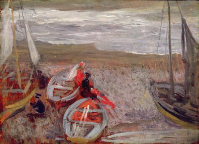 Csónakok a tengerparton, Southwold alkotó: Philip Wilson Steer