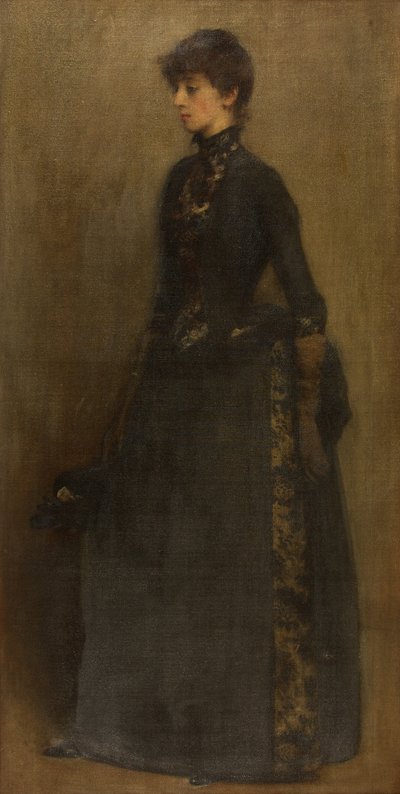 Lady in Grey: Mrs Montgomery (olaj, vászon) alkotó: Philip Wilson Steer