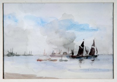 Thames Barges, Greenhithe alkotó: Philip Wilson Steer