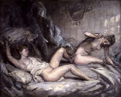 A párnacsata (olaj, vászon) alkotó: Philip Wilson Steer